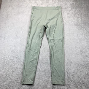 A Day Layered Up Thermal Leggings High Waist Compression Womens L Sage Green